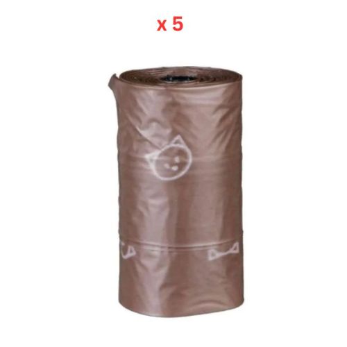 Trixie Cat Waste Bags 3X10pcs Brown (Pack of 5)