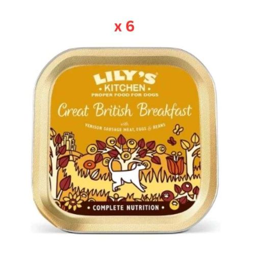 Lily's Kitchen Great British Breakfast Wet Dog Food 150G (Pack of 6)