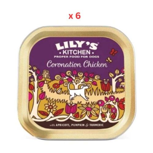 Lily's Kitchen Coronation Chicken Wet Dog Food 150G (Pack of 6)