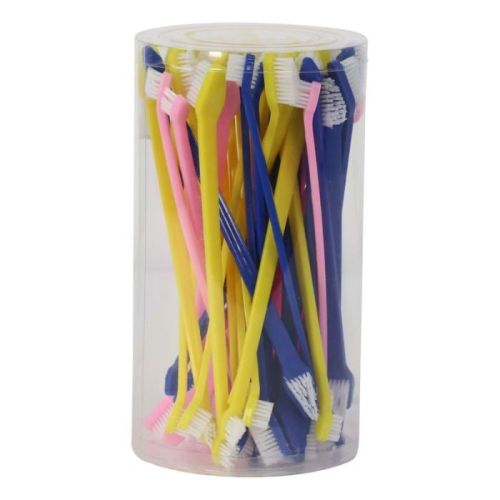 Aeolus Double Side Toothbrush - 50pcs Per Pot