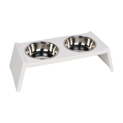 Pawsitiv Mister Dinner Set Bowls, Medium - White