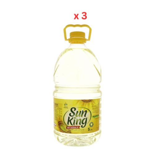 Sun King Sunflower Oil 3x5Litre