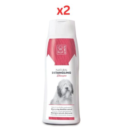 M-Pets Natural Detangling Shampoo For Dog 250ml (Pack of 2)
