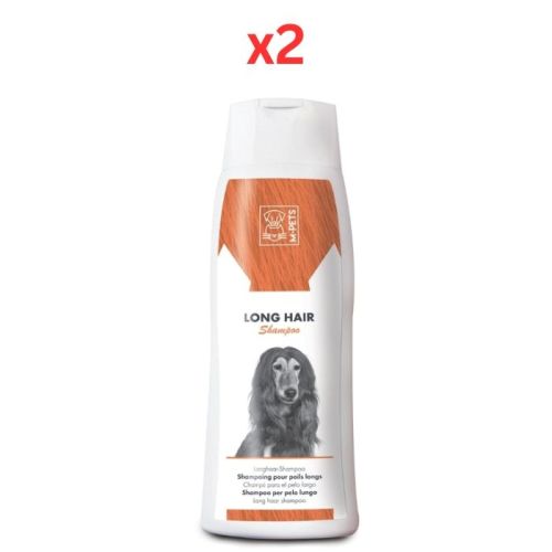M-Pets Long Hair Dog Shampoo 250ml (Pack of 2)