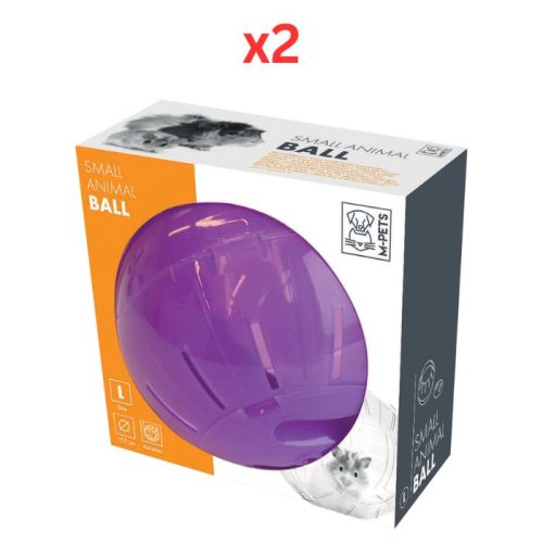 M-Pets Small Animal Ball Large (Pack of 2)