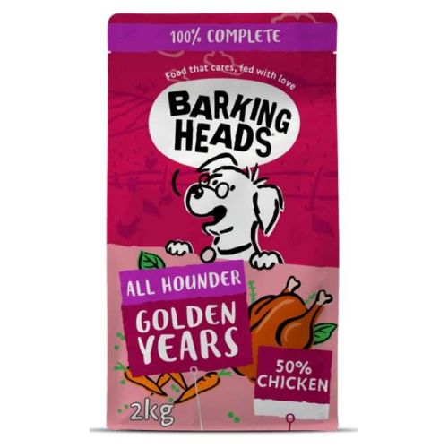 Barking Heads All Hounder Golden Years Chicken Dry Dog Food 2Kg