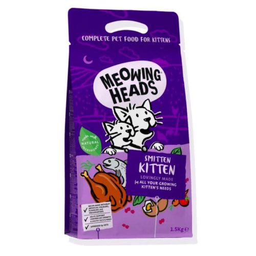 Meowing Heads Smitten Kitten Dry Cat Food 1.5kg