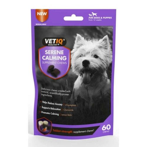 VetIQ Serene Calming Dog Supplement Chews 230g