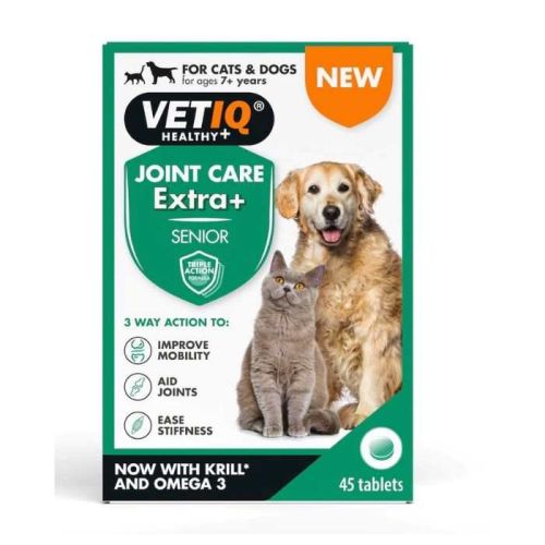 VetIQ Joint Care Extra+ Senior Cat & Dog Supplement 45 Tablets