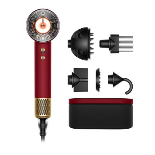Dyson Supersonic Nural HD16 Stylers Red Velvet-Gold (Hong Kong)