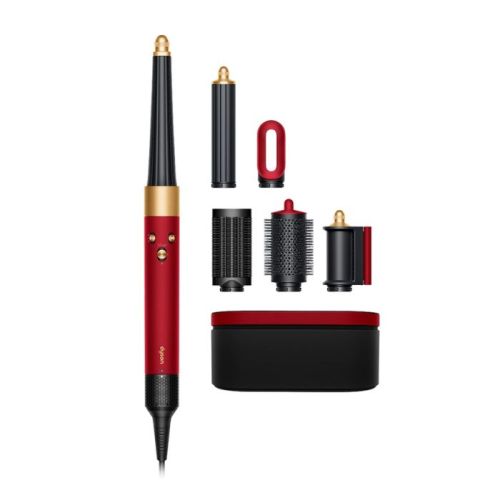 Dyson Airwrap i.d HS08 Multi-Styler & Dryer Straight With Wavy, Red Velvet-Gold (Hong Kong)