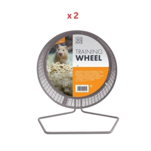 M-Pets Small Animal Training Wheel Medium Pack Of 2
