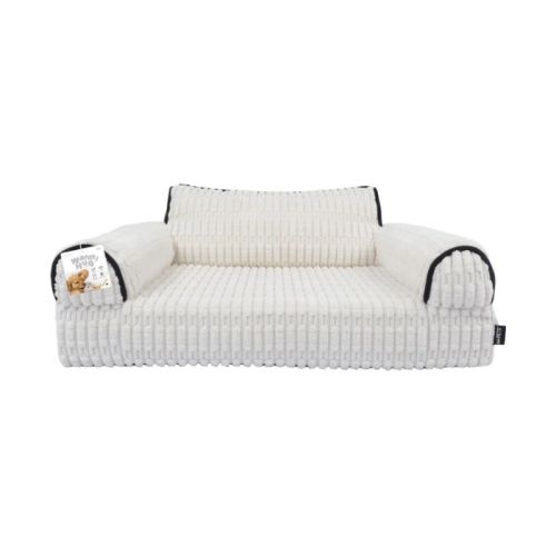M-Pets Warm Hug Pet Sofa Medium Creamy Dreams