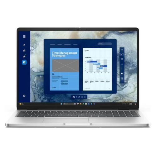 Dell Pro 16 PC16250 Laptop, 16inch FHD+ Anti-Glare Display, Intel Core Ultra 7 265U Processor, 16GB RAM, 512GB SSD, English & Arabic Keyboard, 1 Year Warranty