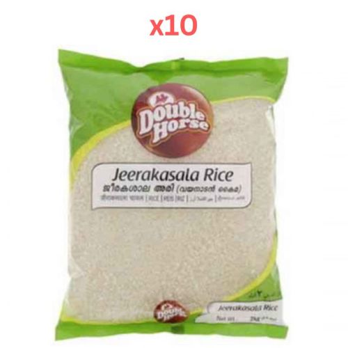 Double Horse Jeerakasala Rice 2Kg Pack of 10 (Dubai Delivery Only)