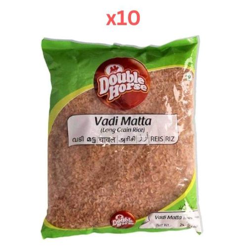 Double Horse Palakkadan Matta Rice 2Kg Pack of 10 (Dubai Delivery Only)