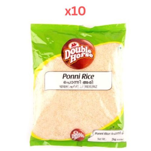 Double Horse Ponni Rice 2Kg Pack of 10 (Dubai Delivery Only)