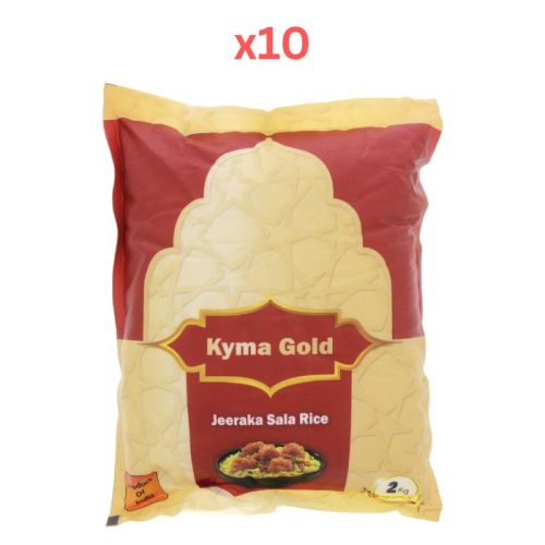 Kyma Gold Jeerakasala Rice 2Kg Pack of 10 (Dubai Delivery Only)