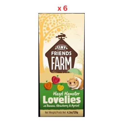Tiny Friends Farm Hazel Hamster Lovelies Small Animal Treats 120g Pack Of 6