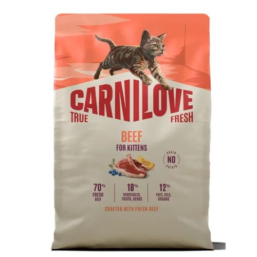 Carnilove True Fresh Beef For Kittens Dry Cat Food 2kg
