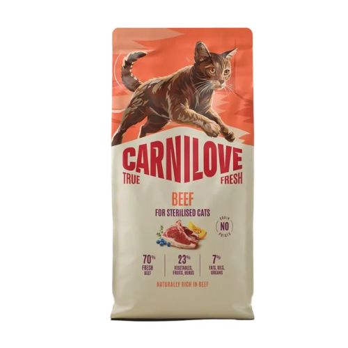 Carnilove True Fresh Beef For Sterilised Adult All Breeds Dry Cat Food 2kg