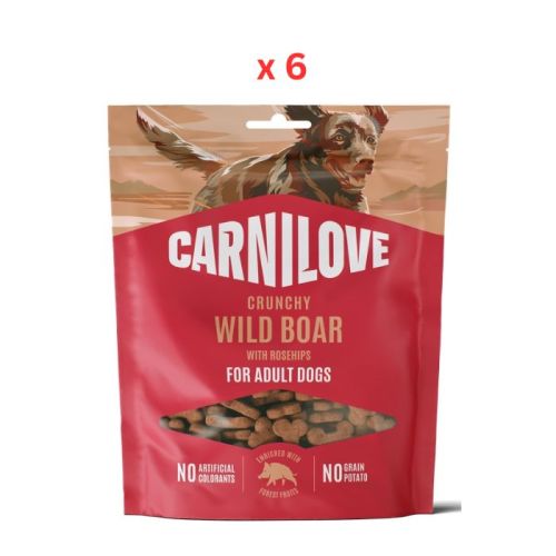 Carnilove Wild Boar With Rosehips Crunchy Snack For Dogs 200g Pack Of 6
