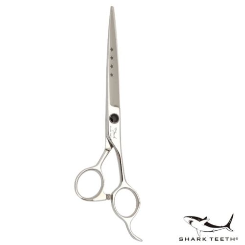 Pets Club Shark Teeth 7.0 Straight 4 Star Series Scissor For Cat & Dog