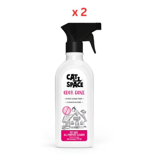 Cat Space Odor Gone Spray 500ml (Pack Of 2)