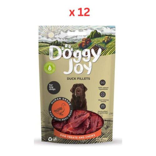 Doggy Joy Duck Fillets Dog Treats 90g Pack Of 12