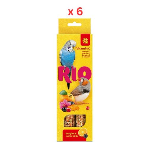 Rio Sticks For Budgies And Exotic Birds Vitamin C 2X40G Pack Of 6