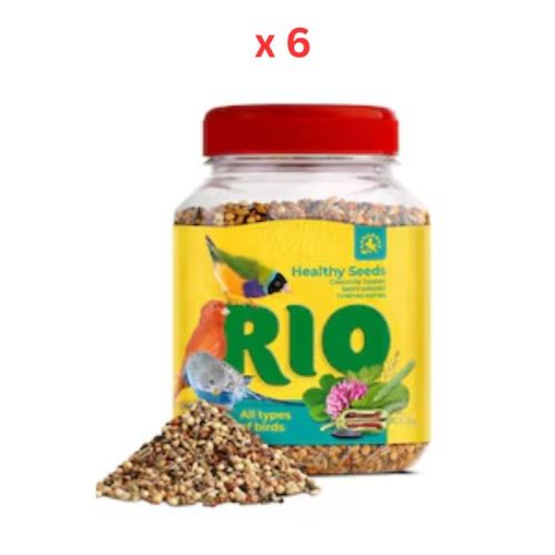 Rio Healthy Seeds Natural Treat For All Birds 240G Pack Of 6