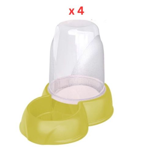 Georplast Eat & Drink Dispenser 1.6L - Limegreen (Pack of 4)