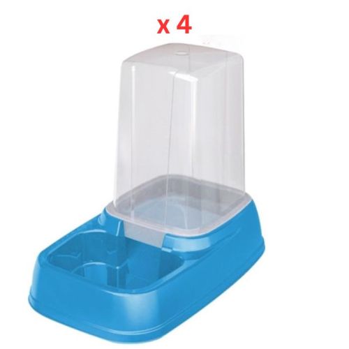 Georplast Eat & Drink Dispenser 3.7L - Blue (Pack of 4)
