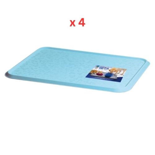 Georplast Beta Food Placemat - Blue (Pack of 4)