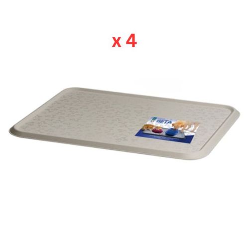 Georplast Beta Food Placemat - Grey (Pack of 4)