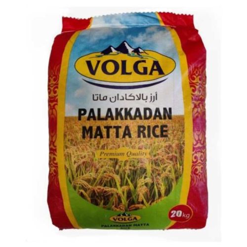 Volga Palakkadan Matta Rice 20Kg (Dubai Delivery Only)