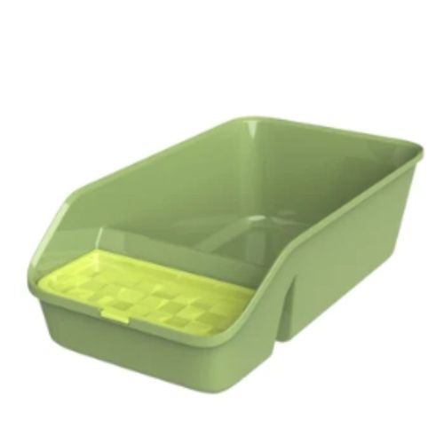Pawsitiv Emma Classic Litter Tray with Storage MSP B07, Green, Medium