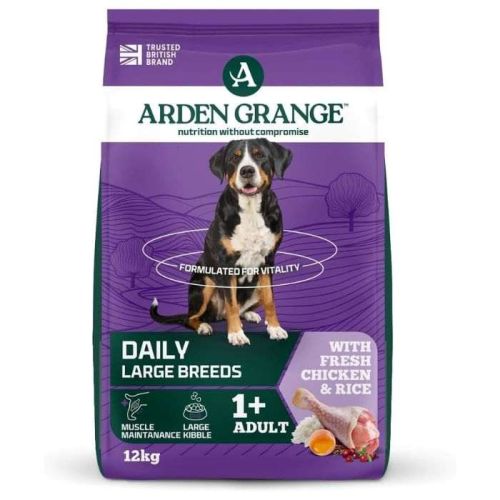 Arden Grange Daily Large Breeds Adult Fresh Chicken & Rice Dry Dog Food 12Kg