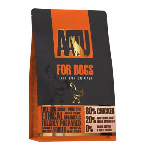 Aatu Free Run Chicken Dry Dog Food 5Kg