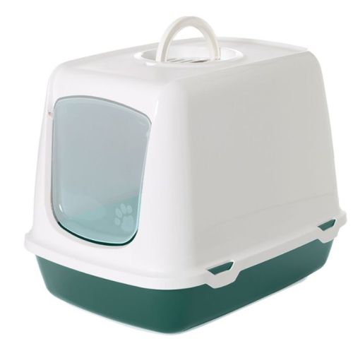 Savic Oscar Cat Toilet Home - Green