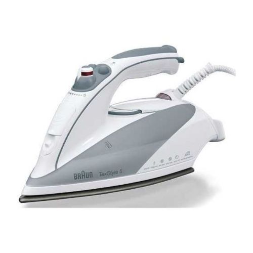 Braun Text Style, Eloxal soleplate, Anti Drip System, 150g Min, 2000 Watts Textile Protector - TS 535