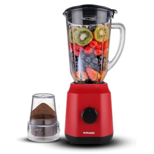 SONASHI 2 in 1 Blender, 2 Speed, 650W Countertop Blender Mixer with Overheat Protection - SB-154N