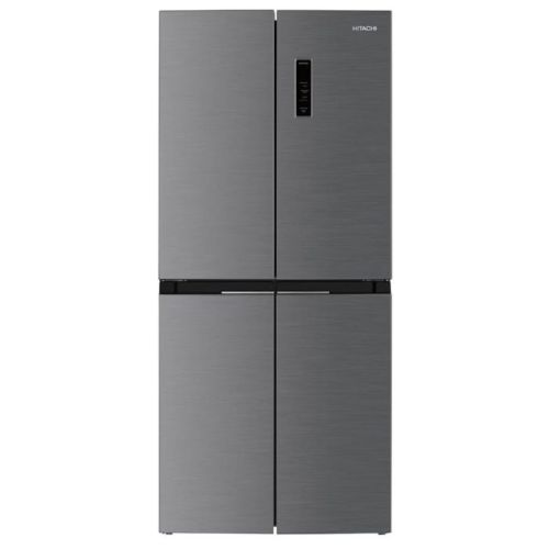 Hitachi 610L Gross, Net 466L, Bottom Freezer, 4 Door Refrigerator, Touch Screen Control, Energy Saving Mode, French Door Fridge, HR4N7522DSXAE