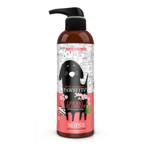 Pawsitiv Natural and Tearless Shampoo For Dogs & Cats Glow Formula - 500ml