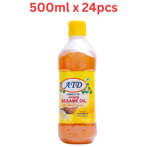 ATD Gingelly Oil 500ML Pack of 24