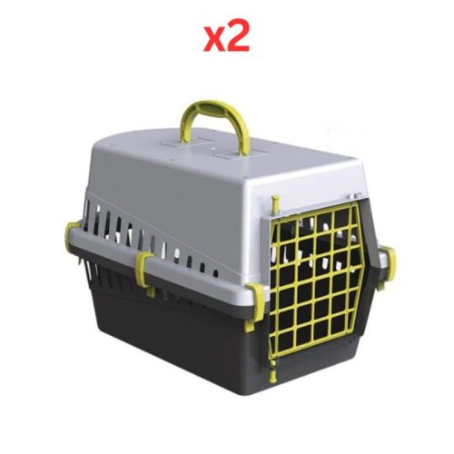 Georplast Transportino Pet Carrier - Limegreen (Pack of 2)