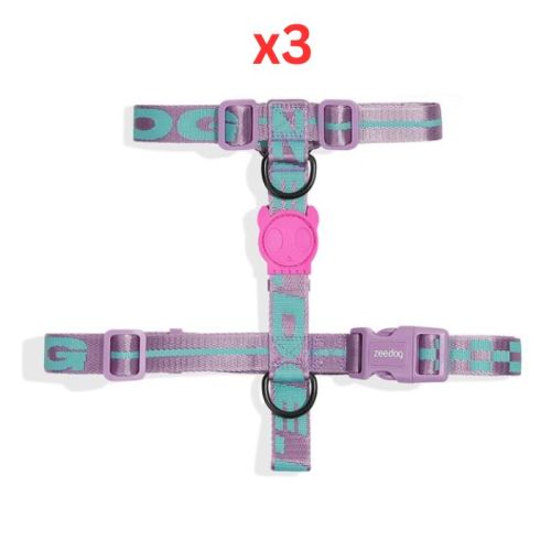 Zee Dog Aura H-Harness Medium (Pack of 3)