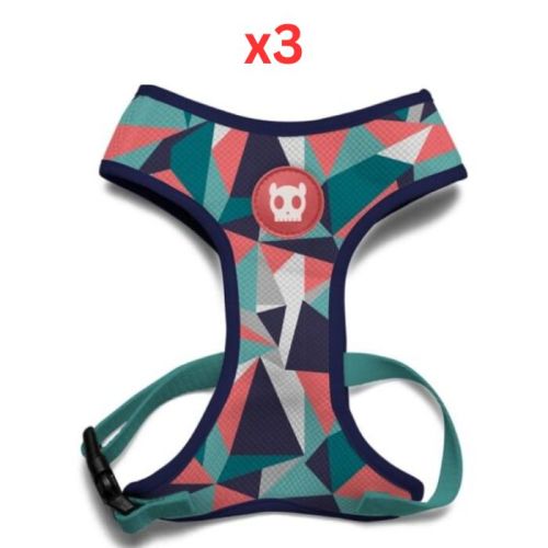 Zee Dog Ella Adjustable Air Mesh Harness Small (Pack Of 3)