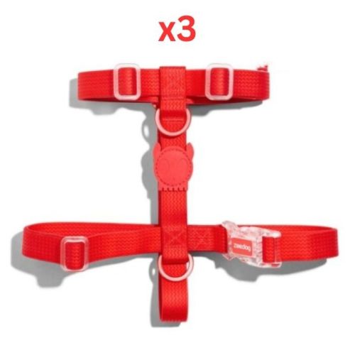 Zee Dog Neopro Coral H-Harness Medium (Pack Of 3)