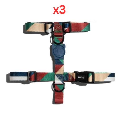 Zee Dog Pacco H-Harness Medium (Pack Of 3)